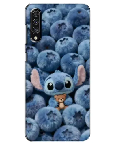 Чехол для Samsung Galaxy A30s (A307) с картинкой «Стич и голубика» Чехол для Samsung Galaxy A30s (A307) с картинкой «Стич и голубика»