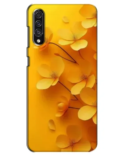 Чехол для Samsung Galaxy A30s (A307) с картинкой «Золотые лепестки»