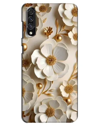 Чехол для Samsung Galaxy A30s (A307) с картинкой «Белие бумажние  цвети»