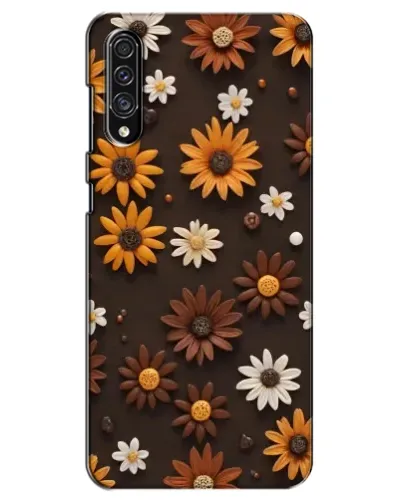 Чехол для Samsung Galaxy A30s (A307) с картинкой «Узор из маленьких подсолнухов»