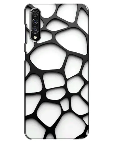 Чехол для Samsung Galaxy A30s (A307) с картинкой «Белая объемная сетка» Чехол для Samsung Galaxy A30s (A307) с картинкой «Белая объемная сетка»