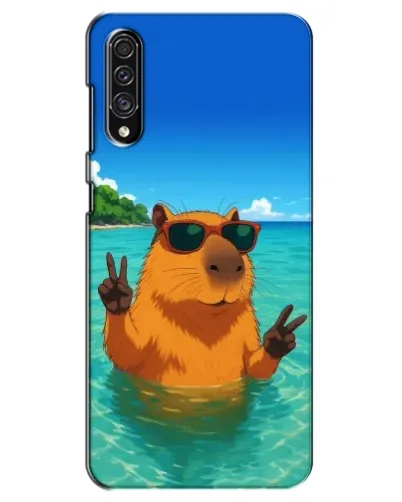 Чехол для Samsung Galaxy A30s (A307) с картинкой «Морская капибара»