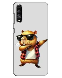 Чехол для Samsung Galaxy A30s (A307) с картинкой «Капибара рэпер даб» Чехол для Samsung Galaxy A30s (A307) с картинкой «Капибара рэпер даб»