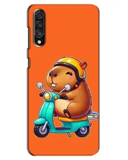 Чехол для Samsung Galaxy A30s (A307) с картинкой «Капибара на скутере» Чехол для Samsung Galaxy A30s (A307) с картинкой «Капибара на скутере»