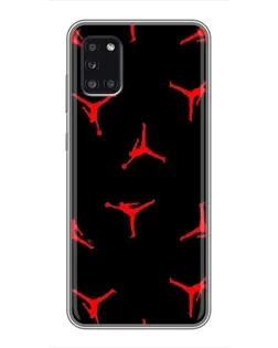 Чехол для Samsung Galaxy A31 (A315) с картинкой «Jordan Red Pattern»