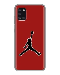 Чехол для Samsung Galaxy A31 (A315) с картинкой «Jordan Red Back»