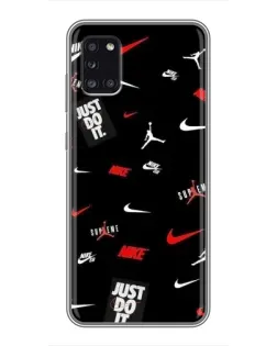 Чехол для Samsung Galaxy A31 (A315) с картинкой «Nike Mix Pattern»