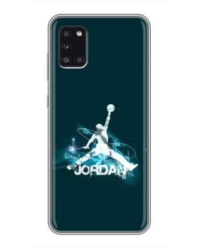 Чехол для Samsung Galaxy A31 (A315) с картинкой «Jordan Blue Fire»