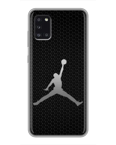 Чехол для Samsung Galaxy A31 (A315) с картинкой «Jordan Dark Carbon»