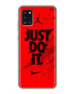 Чехол для Samsung Galaxy A31 (A315) с картинкой «Nike Just Do It»