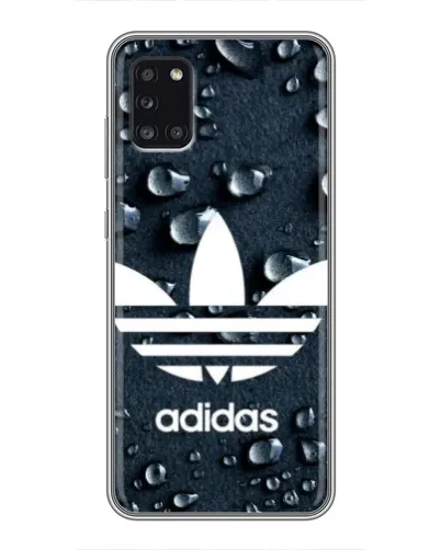 Чехол для Samsung Galaxy A31 (A315) с картинкой «Adidas Trefoil Blue»