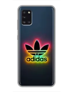 Чехол для Samsung Galaxy A31 (A315) с картинкой «Неоновый Adidas»