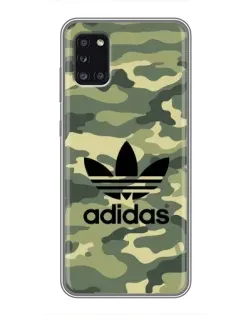 Чехол для Samsung Galaxy A31 (A315) с картинкой «Милитари стиль Adidas»