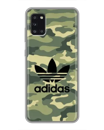 Чехол для Samsung Galaxy A31 (A315) с картинкой «Милитари стиль Adidas»