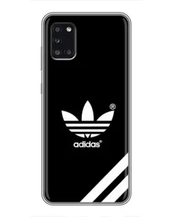 Чехол для Samsung Galaxy A31 (A315) с картинкой «Adidas с диагональными полосами»