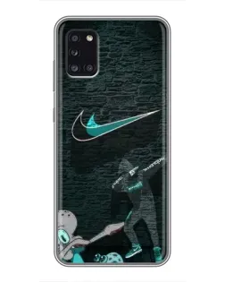 Чехол для Samsung Galaxy A31 (A315) с картинкой «Спортивный арт Nike»