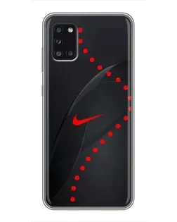 Чехол для Samsung Galaxy A31 (A315) с картинкой «Абстрактный дизайн Nike»