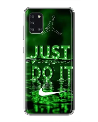 Чехол для Samsung Galaxy A31 (A315) с картинкой «Зеленый неоновый Nike» Чехол для Samsung Galaxy A31 (A315) с картинкой «Зеленый неоновый Nike»