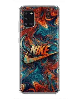 Чехол для Samsung Galaxy A31 (A315) с картинкой «Nike в абстракции»