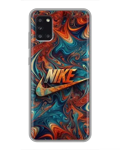 Чехол для Samsung Galaxy A31 (A315) с картинкой «Nike в абстракции» Чехол для Samsung Galaxy A31 (A315) с картинкой «Nike в абстракции»