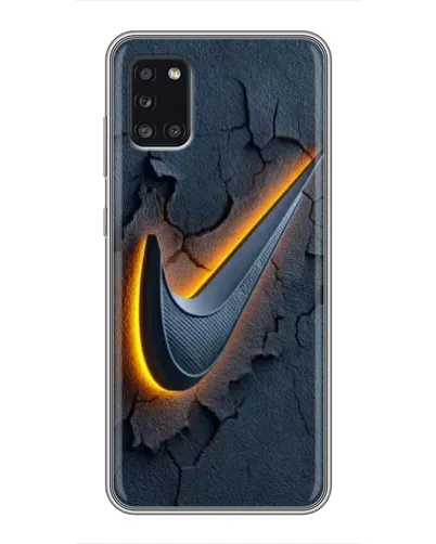 Чехол для Samsung Galaxy A31 (A315) с картинкой «Объемный логотип Найк» Чехол для Samsung Galaxy A31 (A315) с картинкой «Объемный логотип Найк»