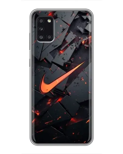 Чехол для Samsung Galaxy A31 (A315) с картинкой «Nike — эффект разломов» Чехол для Samsung Galaxy A31 (A315) с картинкой «Nike — эффект разломов»