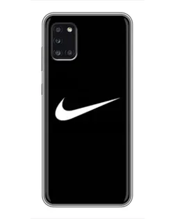 Чехол для Samsung Galaxy A31 (A315) с картинкой «Минималистический Найк»