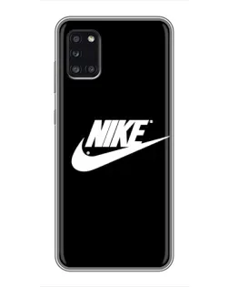 Чехол для Samsung Galaxy A31 (A315) с картинкой «Мазки краски Nike»