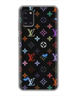 Чехол для Samsung Galaxy A31 (A315) с картинкой «Цветная монограмма LV»