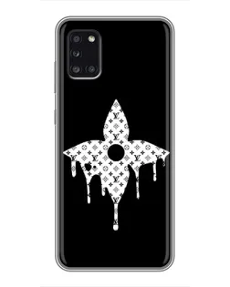Чехол для Samsung Galaxy A31 (A315) с картинкой «Цветочная монограмма»