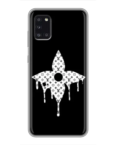 Чехол для Samsung Galaxy A31 (A315) с картинкой «Цветочная монограмма»