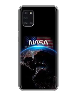 Чехол для Samsung Galaxy A31 (A315) с картинкой «Земля из космоса NASA»