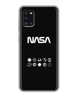 Чехол для Samsung Galaxy A31 (A315) с картинкой «NASA — технический принт»