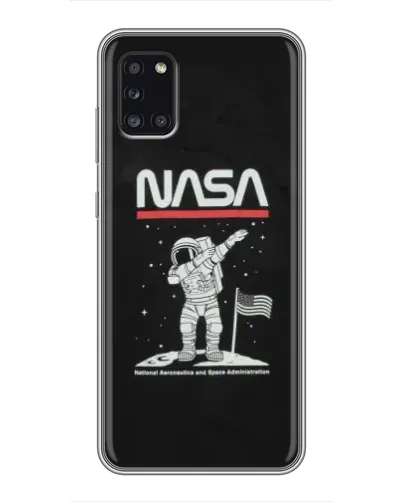 Чехол для Samsung Galaxy A31 (A315) с картинкой «NASA — шагаем по Луне» Чехол для Samsung Galaxy A31 (A315) с картинкой «NASA — шагаем по Луне»