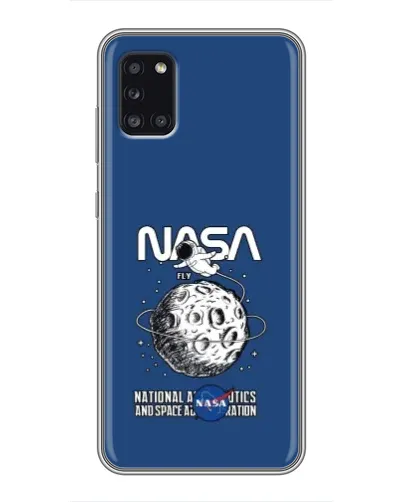 Чехол для Samsung Galaxy A31 (A315) с картинкой «NASA — лунная миссия» Чехол для Samsung Galaxy A31 (A315) с картинкой «NASA — лунная миссия»