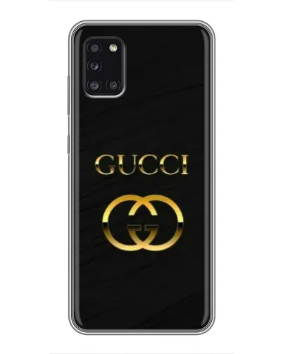 Чехол для Samsung Galaxy A31 (A315) с картинкой «Золотой логотип Gucci» Чехол для Samsung Galaxy A31 (A315) с картинкой «Золотой логотип Gucci»