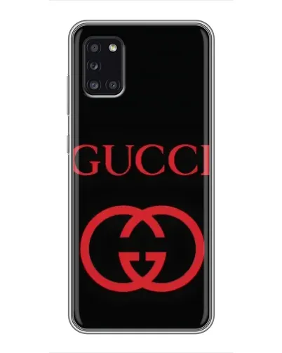 Чехол для Samsung Galaxy A31 (A315) с картинкой «Gucci — красный логотип» Чехол для Samsung Galaxy A31 (A315) с картинкой «Gucci — красный логотип»