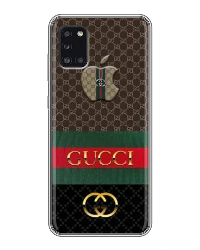 Чехол для Samsung Galaxy A31 (A315) с картинкой «Gucci — брендированный десерт» Чехол для Samsung Galaxy A31 (A315) с картинкой «Gucci — брендированный десерт»