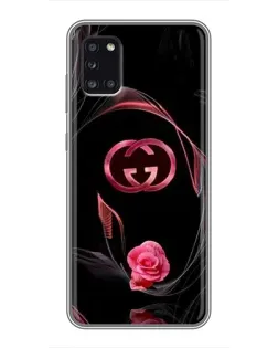 Чехол для Samsung Galaxy A31 (A315) с картинкой «Gucci — неоновая роза»