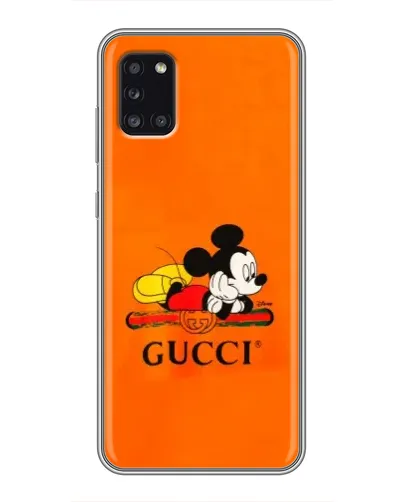 Чохол для Samsung Galaxy A31 (A315) з картинкою «Міккі Маус Gucci — помаранч» Чохол для Samsung Galaxy A31 (A315) з картинкою «Міккі Маус Gucci — помаранч»