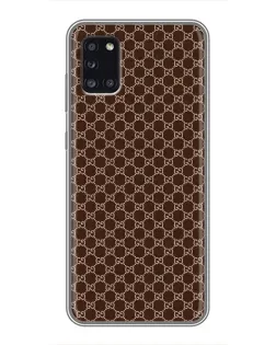 Чохол для Samsung Galaxy A31 (A315) з картинкою «Gucci — шоколадна сітка» Чохол для Samsung Galaxy A31 (A315) з картинкою «Gucci — шоколадна сітка»