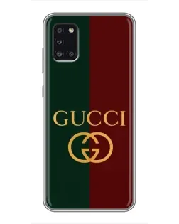 Чохол для Samsung Galaxy A31 (A315) з картинкою «Gucci — темно-зелений градієнт» Чохол для Samsung Galaxy A31 (A315) з картинкою «Gucci — темно-зелений градієнт»
