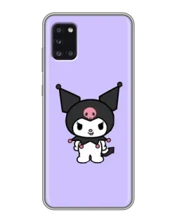 Чехол для Samsung Galaxy A31 (A315) с картинкой «Kuromi — нежный фиолетовый»