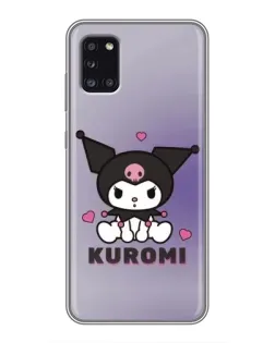 Чехол для Samsung Galaxy A31 (A315) с картинкой «Kuromi — фиолетовый арт»