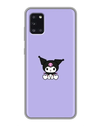 Чехол для Samsung Galaxy A31 (A315) с картинкой «Kuromi — фиолетовый минимализм»