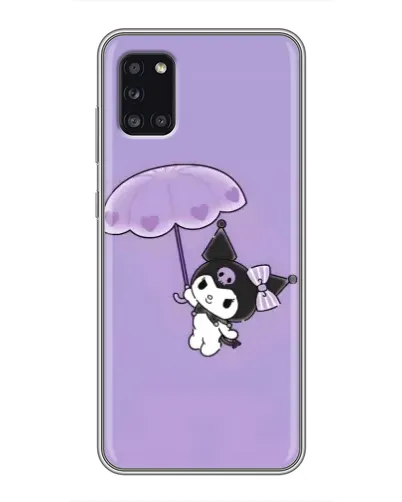 Чехол для Samsung Galaxy A31 (A315) с картинкой «Kuromi с зонтиком»