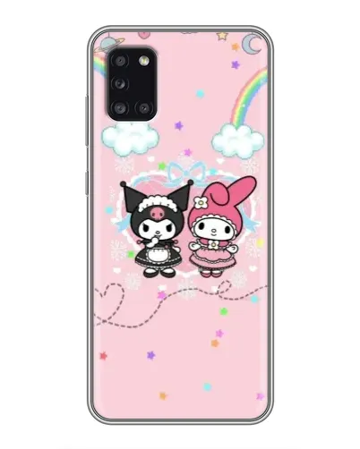 Чехол для Samsung Galaxy A31 (A315) с картинкой «My Melody и Kuromi»
