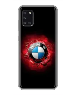 Чехол для Samsung Galaxy A31 (A315) с картинкой «Логотип BMW — вспышка»
