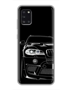 Чехол для Samsung Galaxy A31 (A315) с картинкой «Темный силуэт BMW»