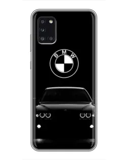 Чехол для Samsung Galaxy A31 (A315) с картинкой «BMW — взгляд из темноты»